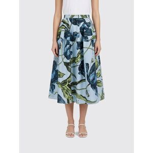 Erdem Skirt Woman Gnawed Blue